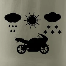 Motorkář za každého počasí - silnice