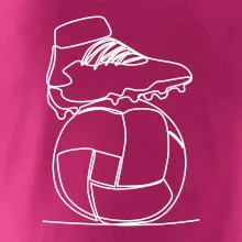 Futbalová lopta kopačka jedným ťahom