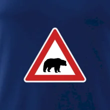 Dopravná značka - Pozor ľadový medveď Dopravná značka - Pozor ľadový medveď