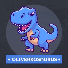 Dinosaurie mená - modrý dinosaurus