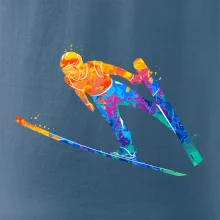 Skokan na lyžiach splash