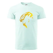 Hlava cyklista zlatá Hlava cyklista zlatá