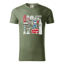 Velká Británie - kreslené ikonky