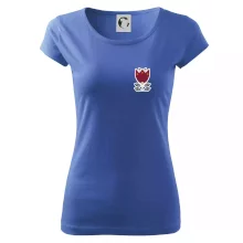 Folklór na prsníku kvetina štvorlistá