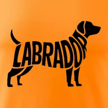 Labrador nápis v tele
