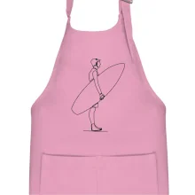 Surfer stojaci jedným ťahom