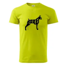 Boxer nápis v tele Boxer nápis v tele