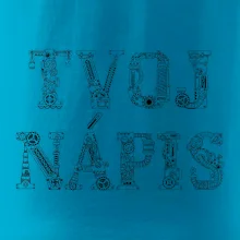 Steampunk vlastný nápis Steampunk vlastný nápis