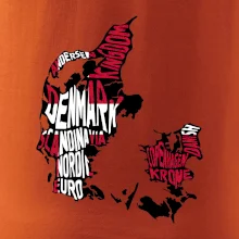 Mapy - názvy miest - Dánsko