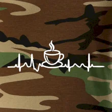 EKG hrnček kávy EKG hrnček kávy