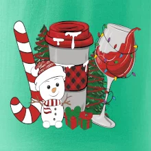 Vianoce, víno a snehuliak