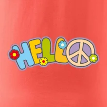 Hello hippie symbol