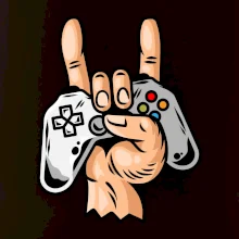 Gamer - gamepad paroháč