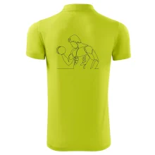 Fitness muž jedným ťahom Fitness muž jedným ťahom