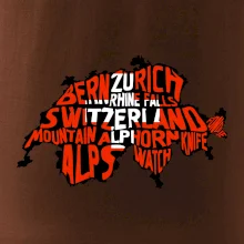 Mapy - názvy miest - Švajčiarsko