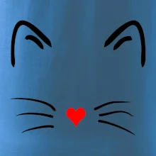 Mačka - srdce namiesto nosa