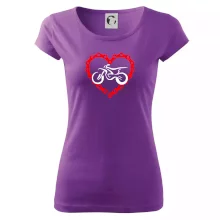 Moto srdce reťaz - enduro