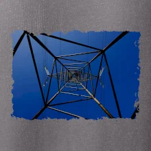 Stožiar vysokého napätia zospodu