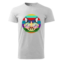 Mačka pri farebnom západe Mačka pri farebnom západe