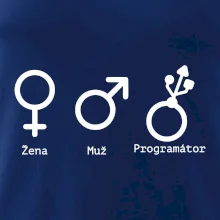 Muž žena programátor