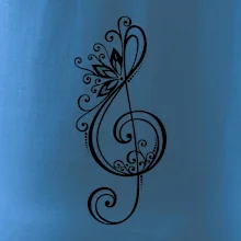 Husľový kľúč kvety