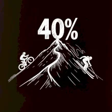 Narodeniny cyklista a lyžiar 40