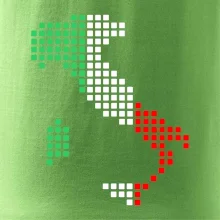 Taliansko obrys vlajka