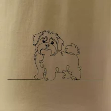 Havanský psík linka jedným ťahom