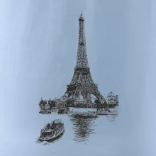 Eiffelovka s loďkou Eiffelovka s loďkou