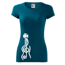 Husľový kľúč gitara