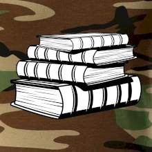 Knihy čiernobiele na sebe