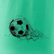 Futbalová lopta - kresba ceruzkou