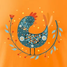 Folklór - sliepky s margarétkami