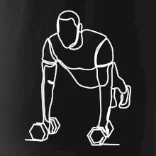 Tréner fitness jedným ťahom