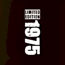 Limited edition 1975 pruh