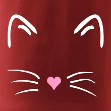 Mačka - srdce namiesto nosa