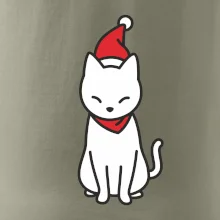 Vianočná mačka sediaca