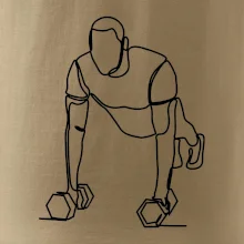 Tréner fitness jedným ťahom