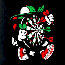 Šipkár  kreslený terč