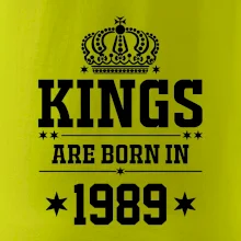 Kings are born in 1989