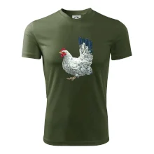 Sliepka kreslená biela Sliepka kreslená biela