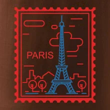 Paríž známka jednoduchá