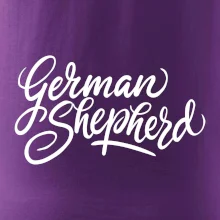 German shepherd - nápis okrasny - nápis okrasný