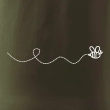 Dráha letu včely - vlnovka Dráha letu včely - vlnovka