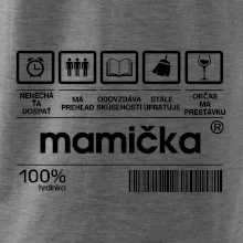 Čiarový kód - Mamička Čiarový kód - Mamička