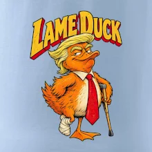 Trump jako kulhající kachna retro komiks