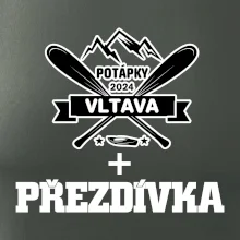 K vode - pádla hory (vlastný nápis) K vode - pádla hory (vlastný nápis)