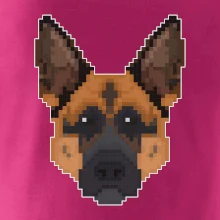 Nemecký ovčiak - Rozpixelovaný