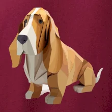 Baset zlepený z papiera