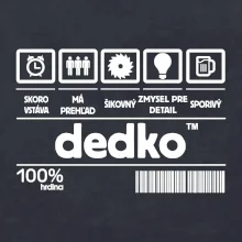 Čiarový kód - dedko